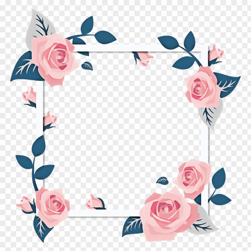Floral Design Fashion Accessory Picture Frame PNG
