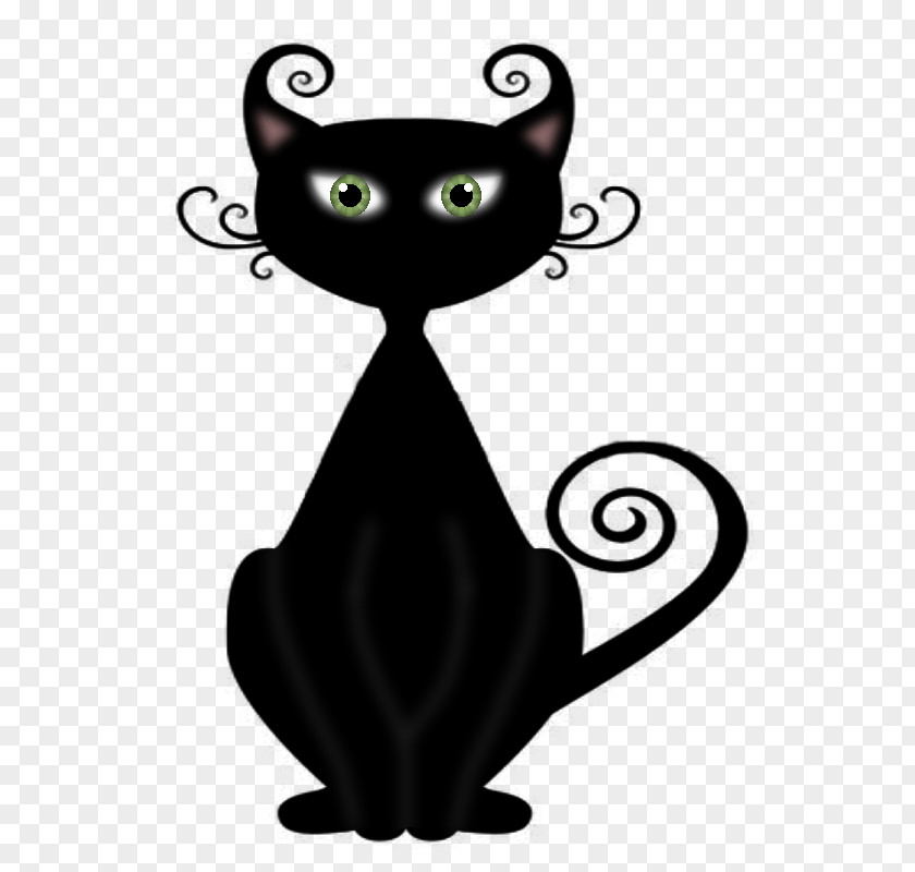 Kitten Bombay Cat Halloween Black Witch PNG