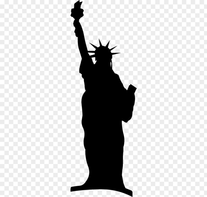 Statue Of Liberty Building Silhouette PNG