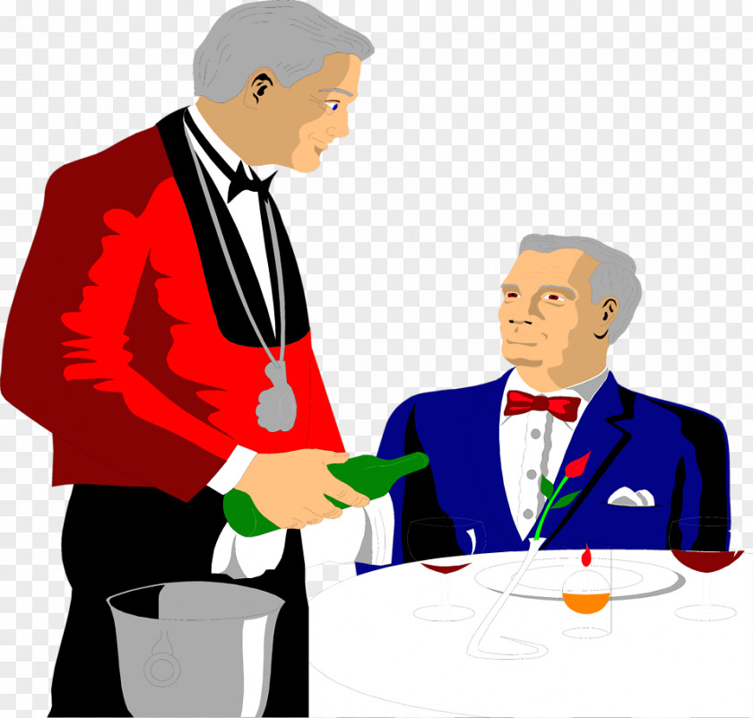 The Waiter Tray Restaurant Clip Art PNG