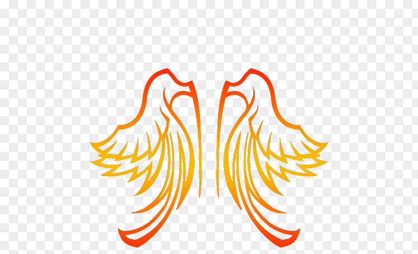 Yellow Angel Wings Wing Clip Art PNG