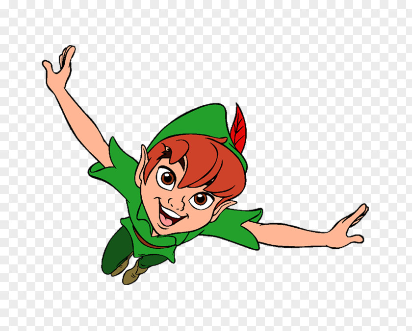 Cartoon Flying Peter Pan Captain Hook And Wendy Clip Art PNG