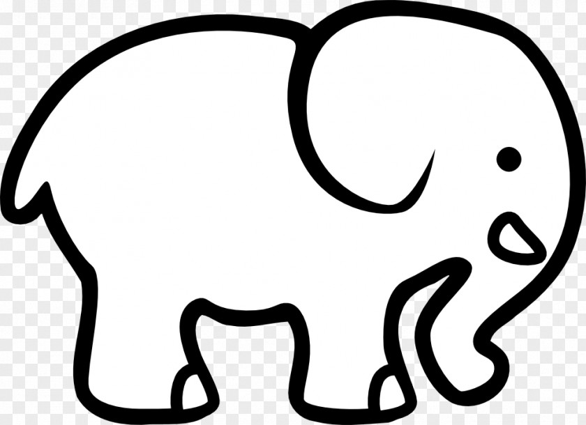 Elephant Clip Black And White Free Content Art PNG