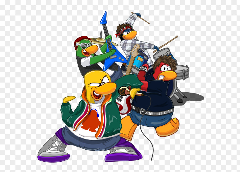 Penguin Club Cadence & The Band Musical Ensemble Game PNG