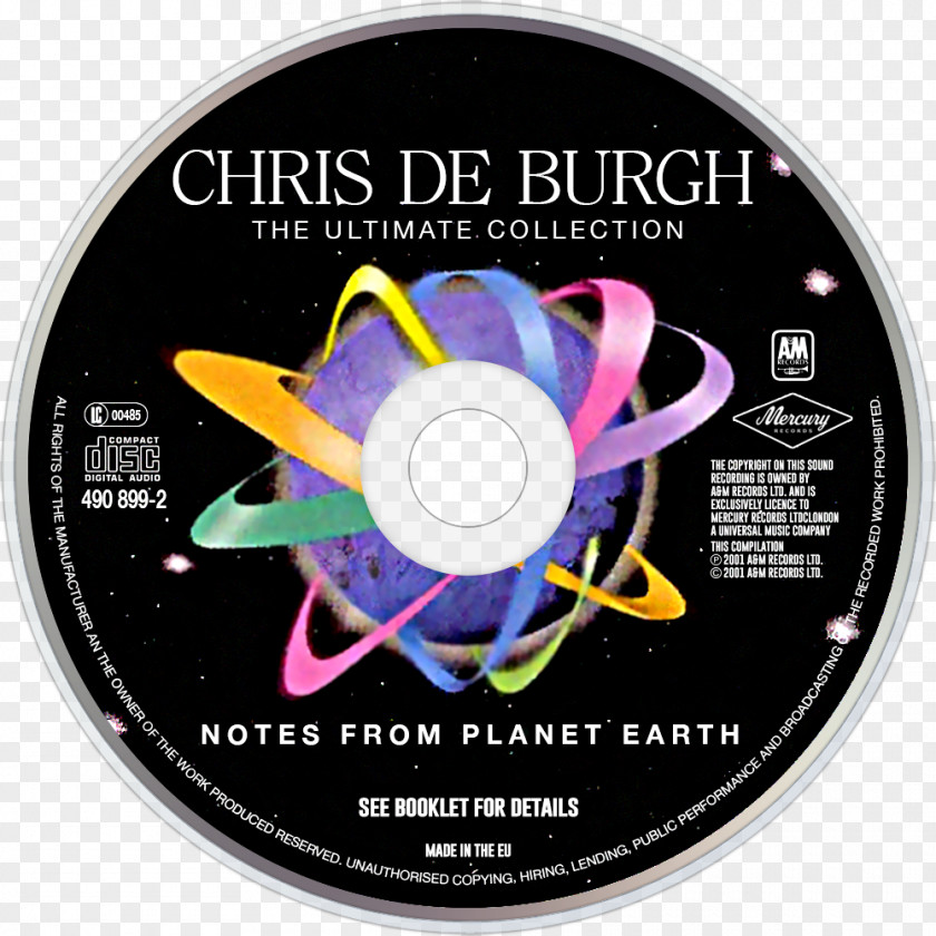 Compact Disc Notes From Planet Earth – The Ultimate Collection Music Album Lady In Red PNG disc from in Red, others clipart PNG