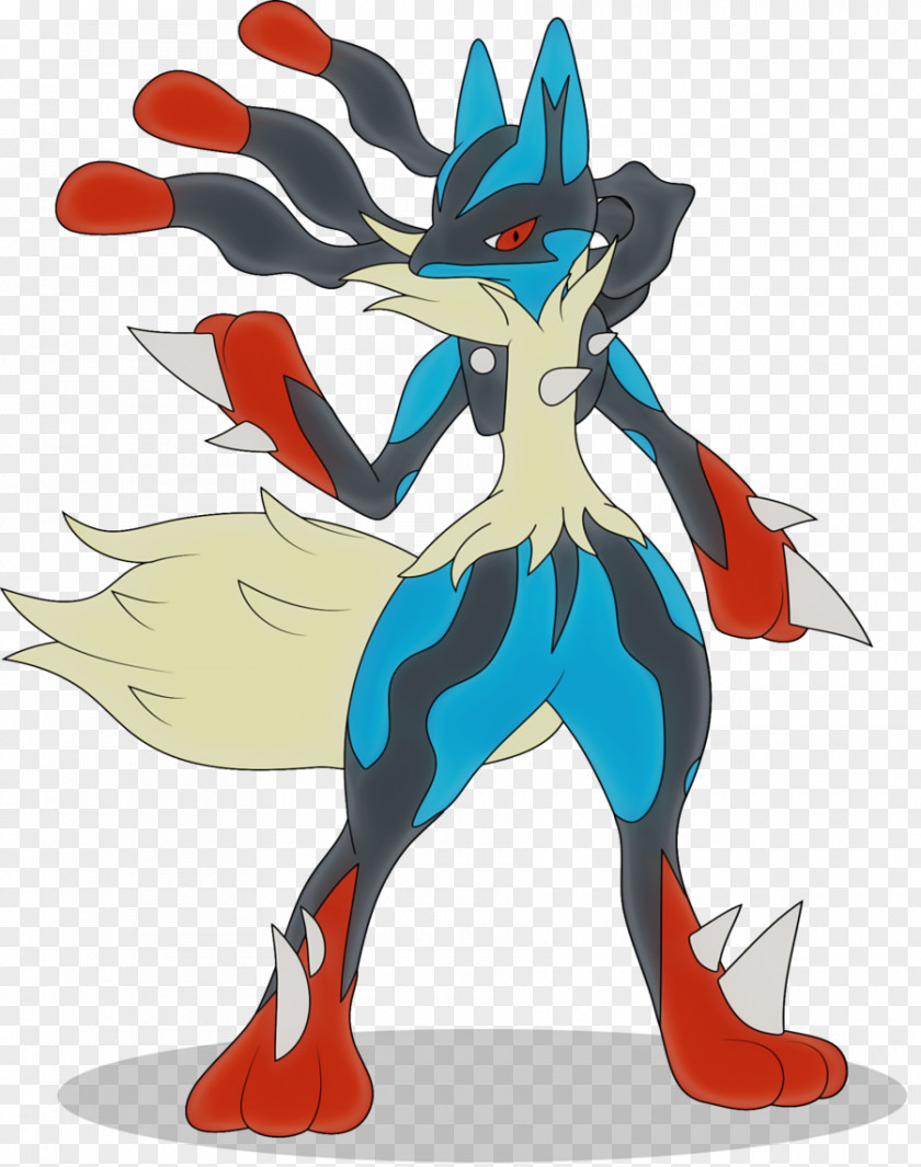 DRAKE Lucario Pokémon Red And Blue Drawing Coloring Book PNG