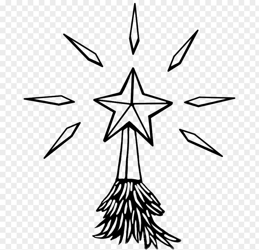 Horsehead Printing Star Of Bethlehem Christmas Tree Coloring Book Clip Art PNG