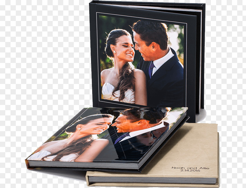 Leather Book Photographic Paper Photo Albums Wedding Photography Photo-book PNG