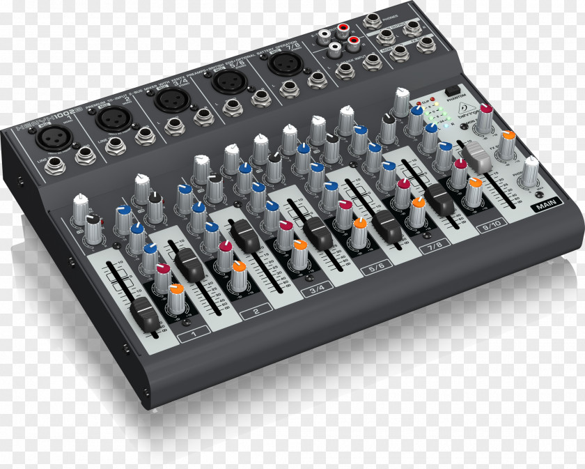 Microphone Behringer Xenyx 1002B Audio Mixers PNG