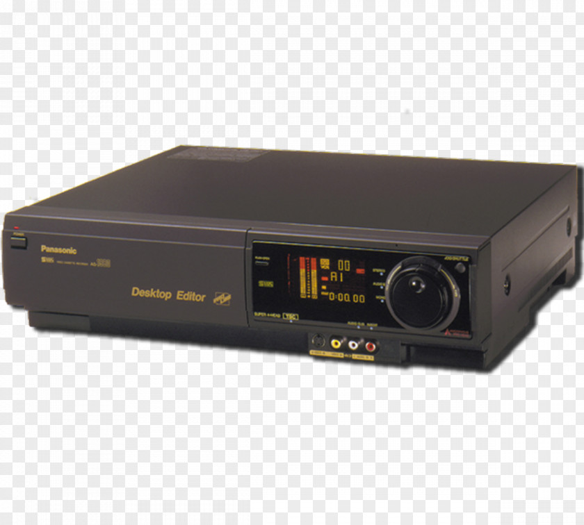VHS VCRs Compact Cassette Tape Recorder Video PNG