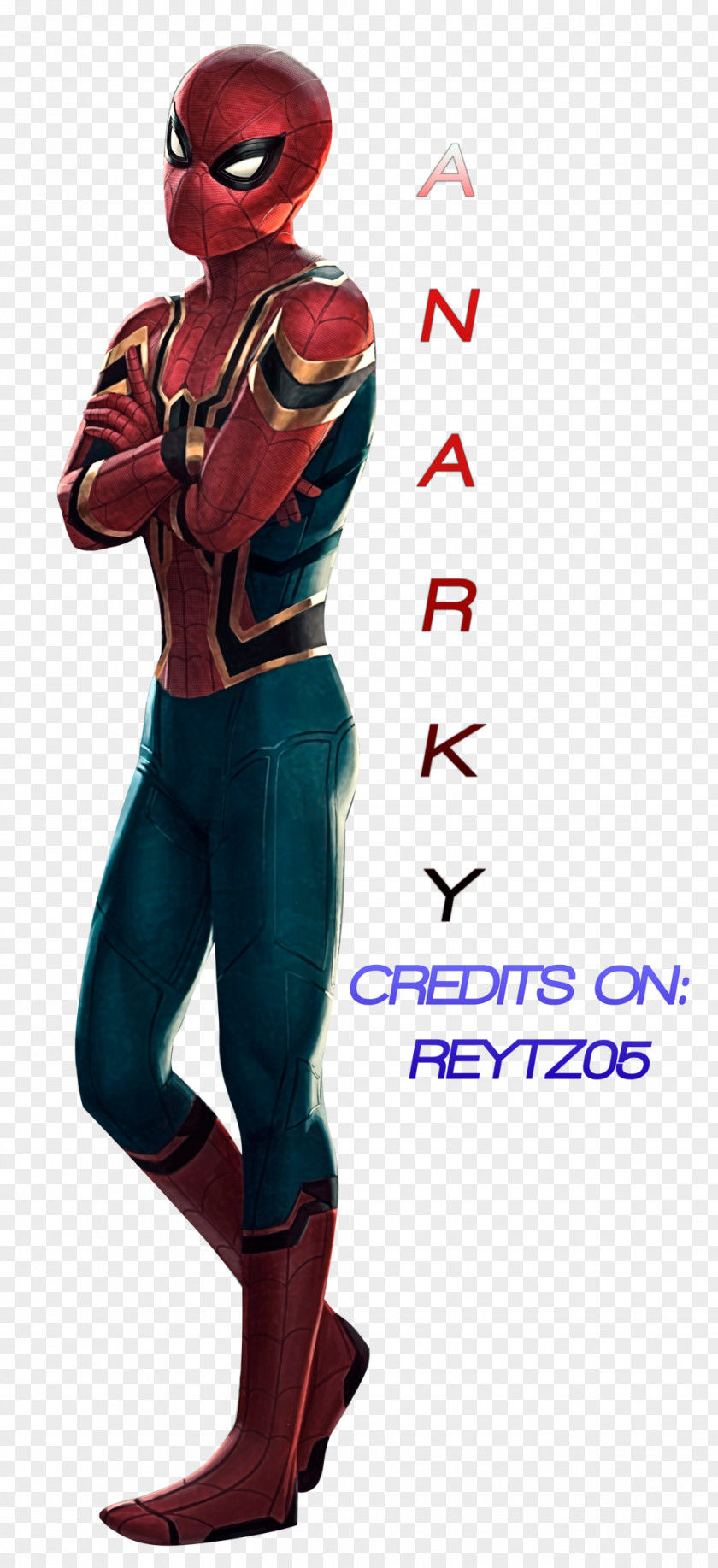 Iron Spiderman Spider-Man Captain America Spider Fan Art Costume PNG