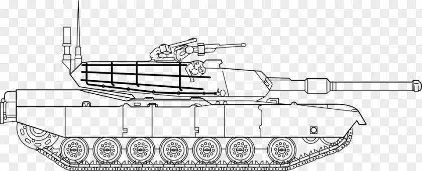 Tank M1 Abrams Drawing Clip Art PNG