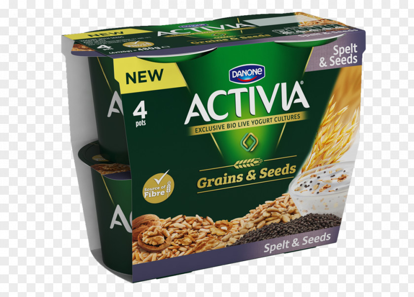 Wheat Breakfast Cereal Muesli Vegetarian Cuisine Activia PNG