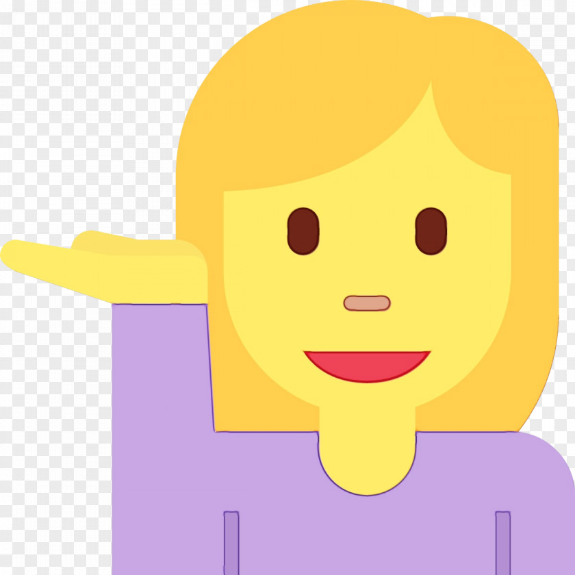 Face Cartoon Yellow Head Child PNG