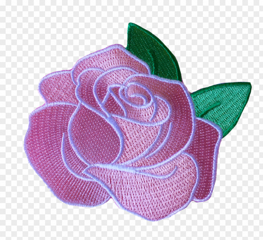 Flower Embroidery Rose Pink Violet Iron-on Red PNG