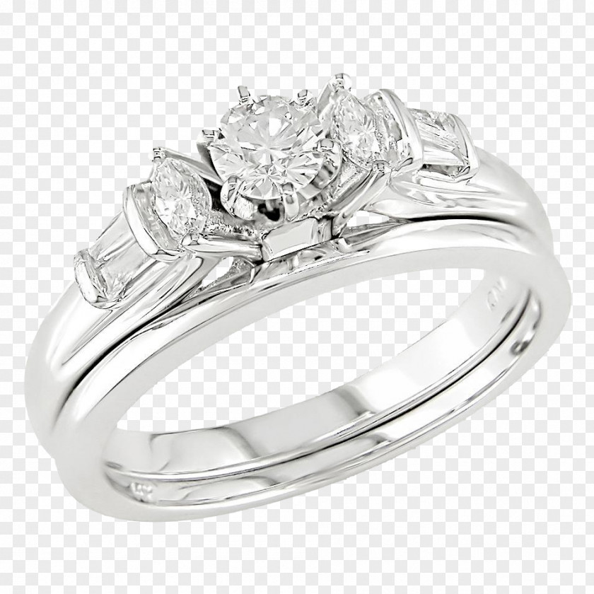 Ring Earring Engagement Wedding Cubic Zirconia PNG