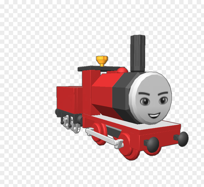 Train Thomas Rail Transport Blocksworld James The Red Engine PNG