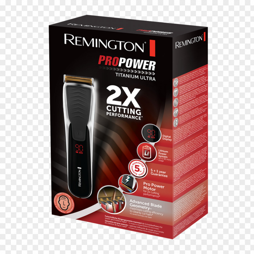 Hair Clipper HC7170 Schwarz-Silber Remington Products Comb Shaving PNG