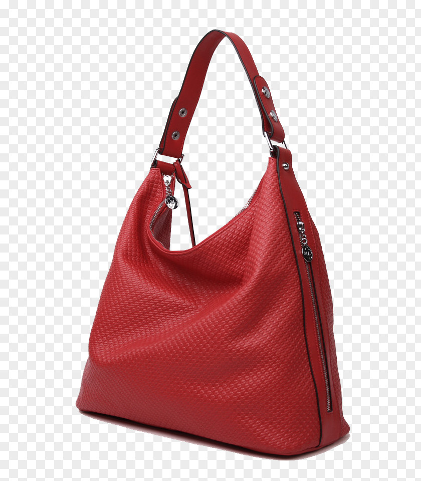 Red Women Bag Hobo T-shirt Handbag PNG