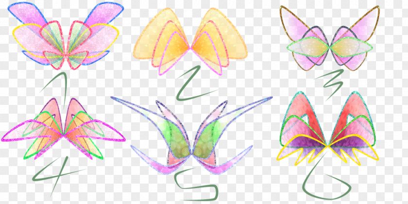 Shimmering Tecna Stella Drawing Butterfly PNG
