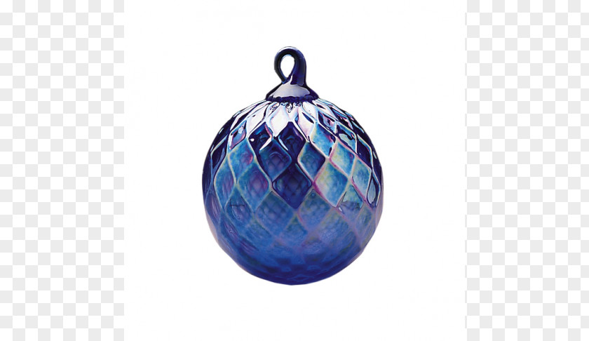 Small Ornaments Cobalt Blue Christmas Ornament Glass PNG
