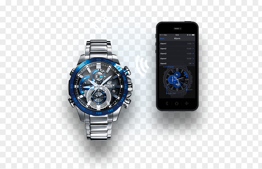 Watch Casio Edifice Smartwatch Bluetooth PNG