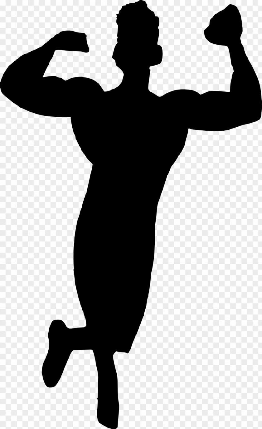 Bodybuilding Silhouette Muscle PNG