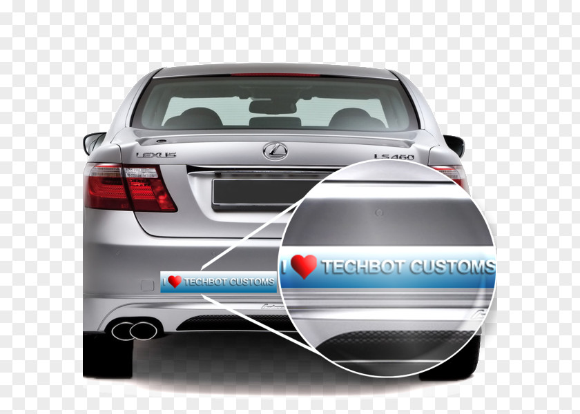 Car Stickers Lexus LS Decal Sticker PNG