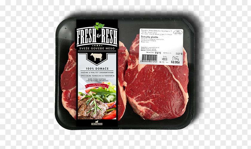 Packaged Meat Rib Eye Steak Packing Industry Packaging And Labeling PNG