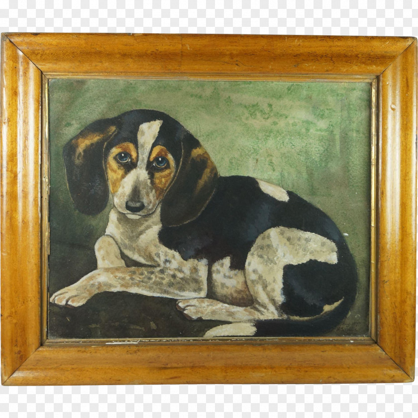 Painting Treeing Walker Coonhound Finnish Hound Beagle Harrier Hamilton PNG