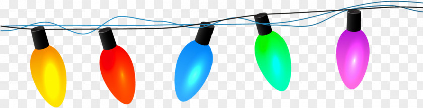 Plastic Incandescent Light Bulb Christmas PNG