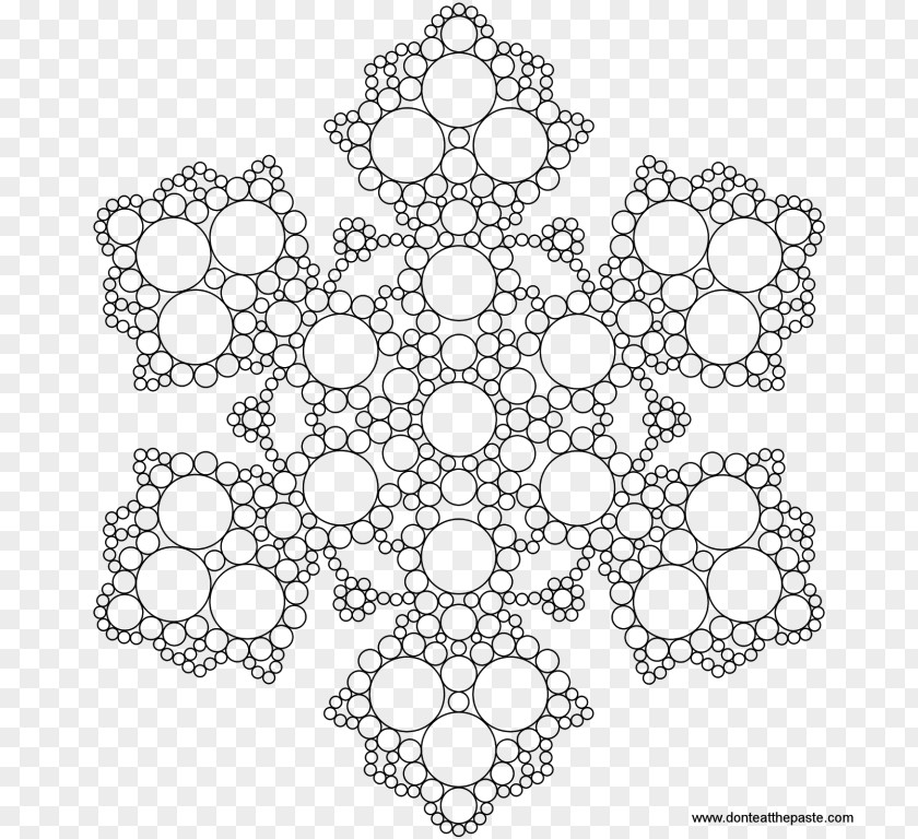 Snowflake Mandala Coloring Book Adult Hinduism PNG