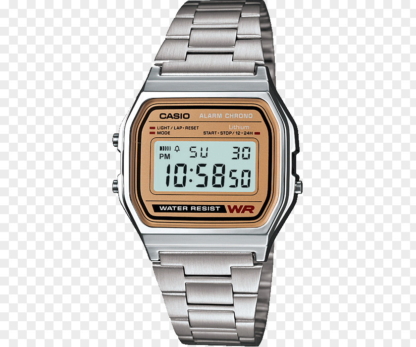 Watch Casio Classic A158WA-1 Analog Jewellery PNG