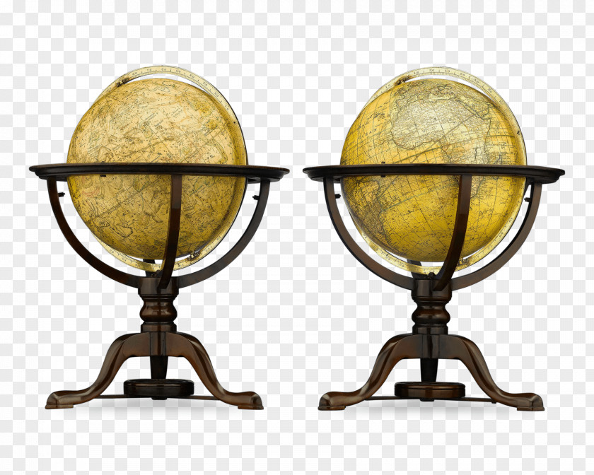 Antique Tables Celestial Globe Pendant Light Cartography PNG