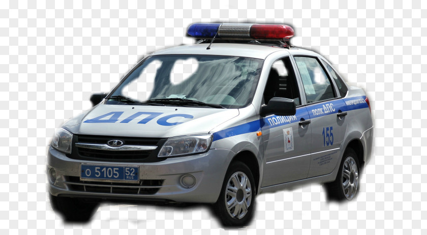 Car LADA Granta Lada Kalina Police PNG