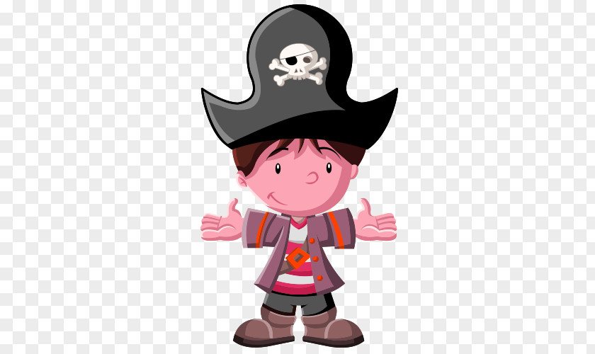 Cartoon Pirate Paper Partition Wall Adhesive Sticker Piracy PNG