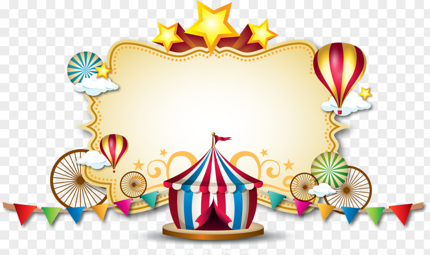 Circus Tent Spectacle Clown Party PNG