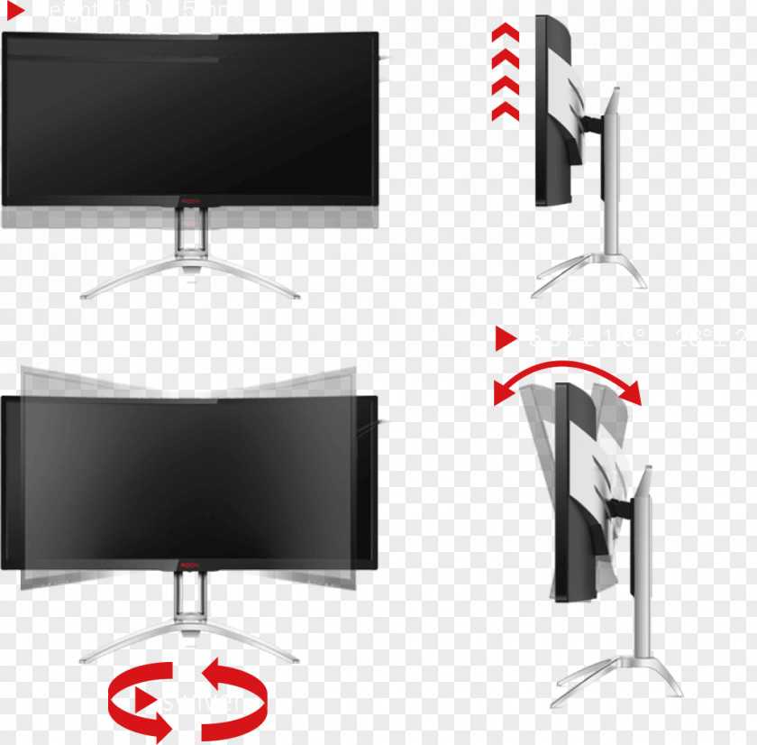 Contrasting Brochure Design Display Device AOC International Computer Monitors Nvidia G-Sync AG352UCG 35