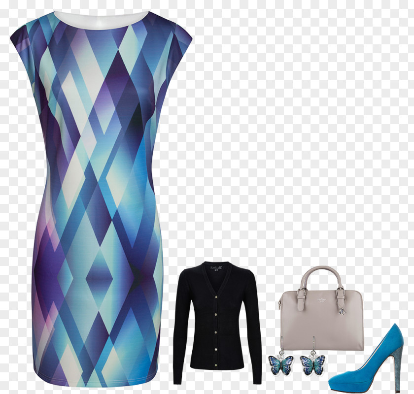 Dress Blue Gilets Clothing Sleeve PNG