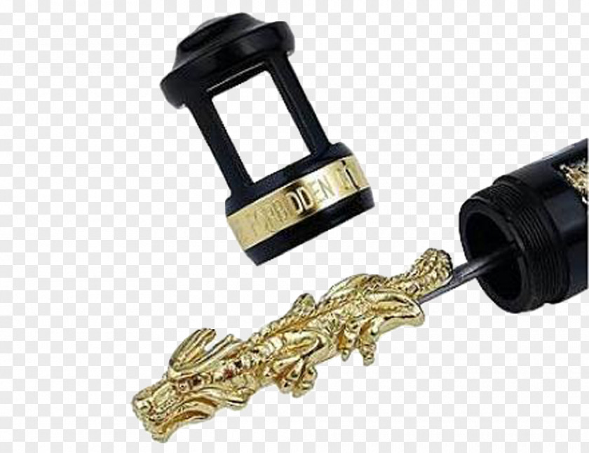 Gold Forbidden City Fountain Pen Writing Implement PNG