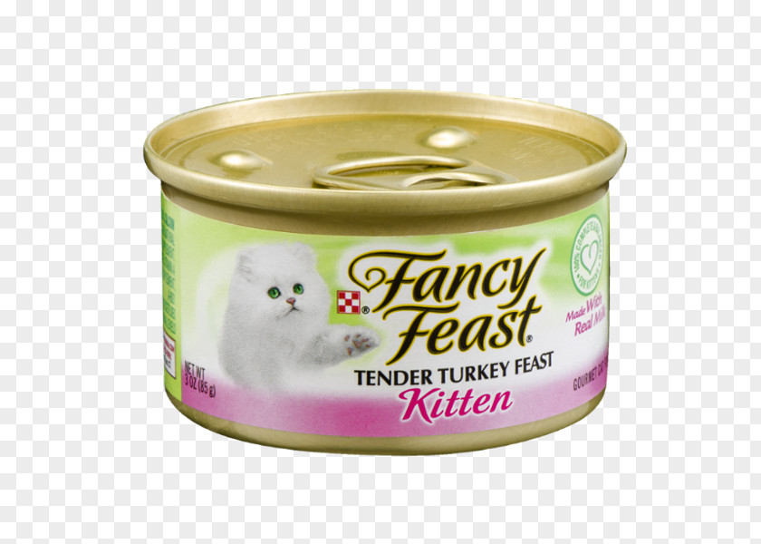 Kitten Cat Food Fancy Feast Gourmet Tender Canned PNG
