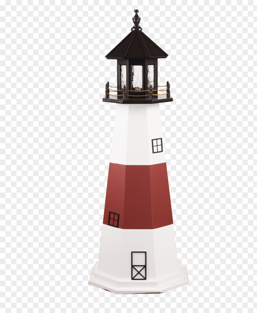 Lighthouse Plastic Lumber Wood Garden Yard PNG