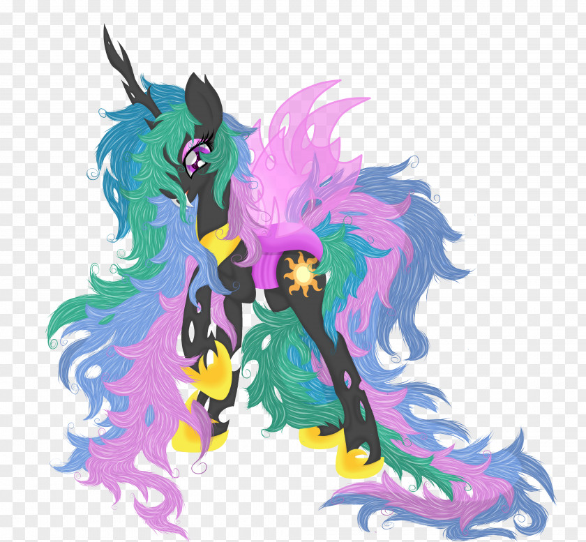Maternal Vector Princess Celestia Rainbow Dash Luna Pony Cadance PNG