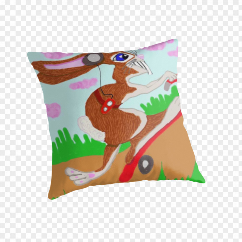 Reindeer Cushion Throw Pillows PNG