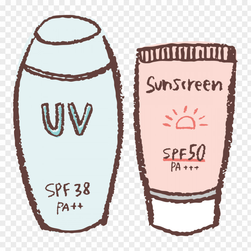 Sunscreen Sunburn Skin Ultraviolet Cream PNG