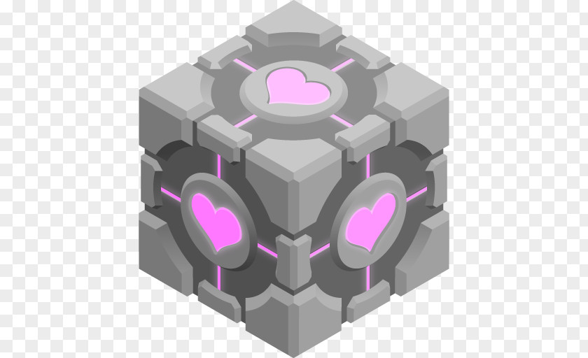 Companion Portal Cube DeviantArt PNG