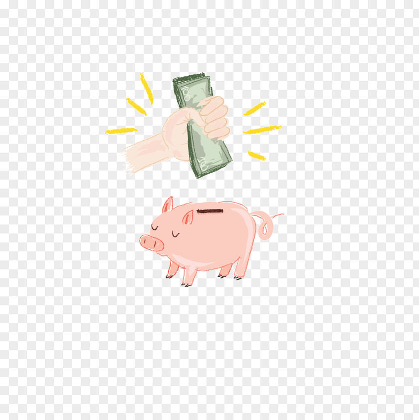 Energy Usage Cartoon Saving Pig Product Design Clip Art Snout PNG