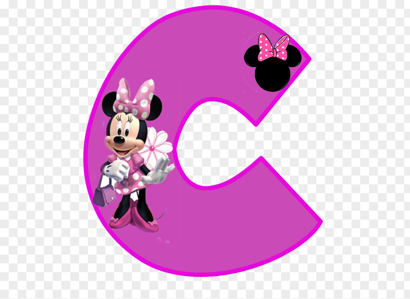 Minnie Mouse Mickey Letter Alphabet PNG