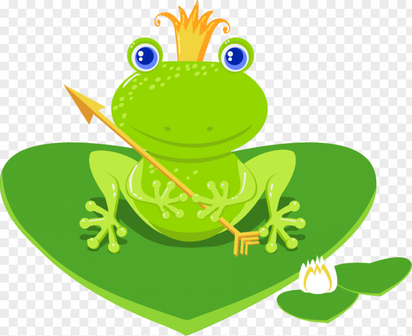 Vector Frog The Princess Clip Art PNG