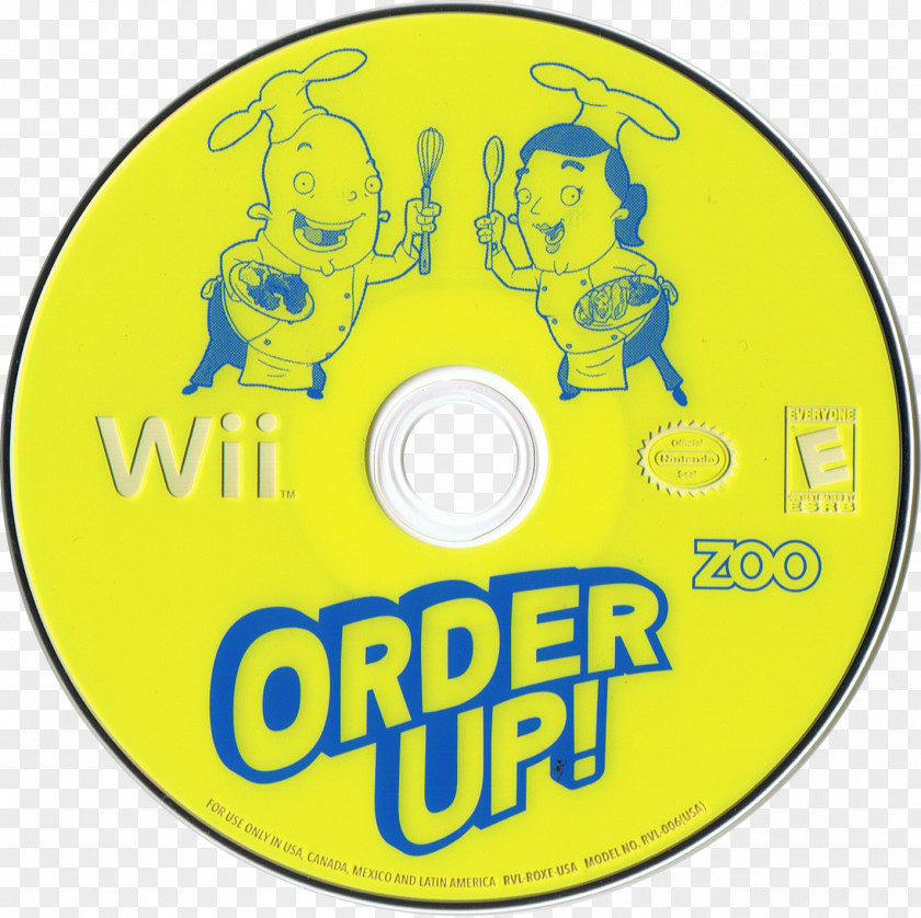 Compact Disk Order Up! Wii Video Game SuperVillain Studios PNG